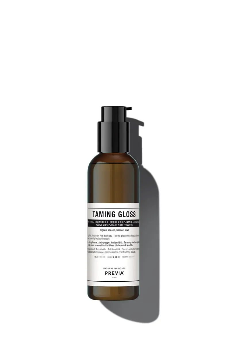 PREVIA Hair Gloss Sérum Lissant & Soin Sans Rinçage – Anti-Frisottis et Protection Chaleur