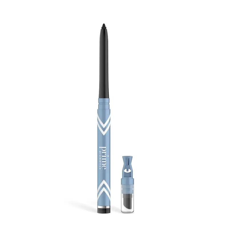 PRIME PROMETICS PrimeEyes Glide Eyeliner – Eyeliner Gel-Crème Waterproof pour Femmes Matures – Noir