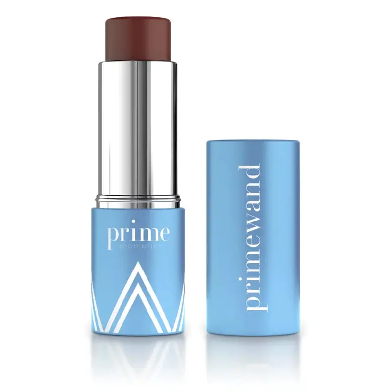 Prime Prometics PrimeWand Pigment – Stick 3-en-1 contour, blush et lèvres –Teinte universelle pour peaux matures