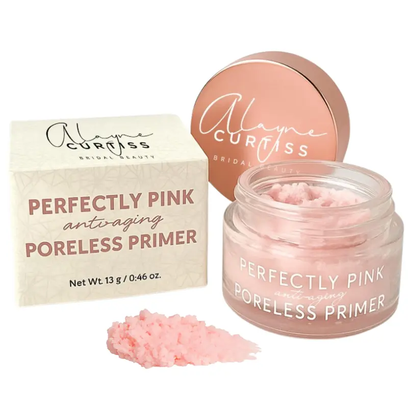 Primer Rose Parfait – réduction des pores, fini mat | Alayne Curtiss Bridal Beauty