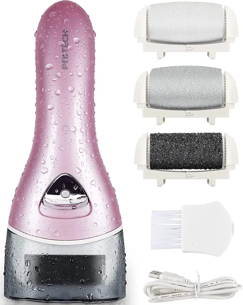 PRITECH Lime-pied Électrique Rechargeable – Outil Pédicure Portable