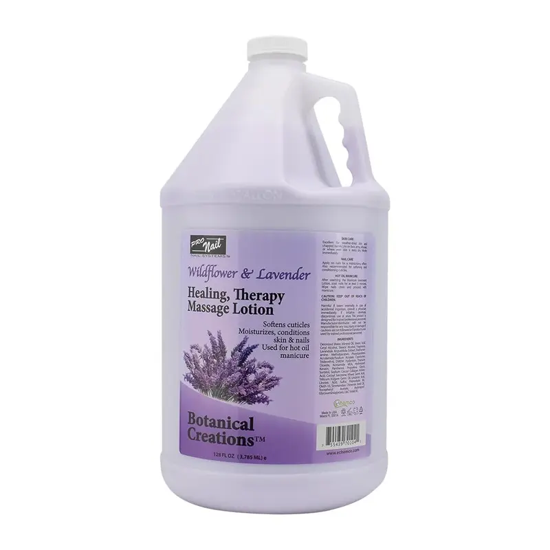 PRONAIL – Lotion de Massage Thérapeutique Hydratante (Lavande) – Pédicure, Manucure et Corps, 3,8 L