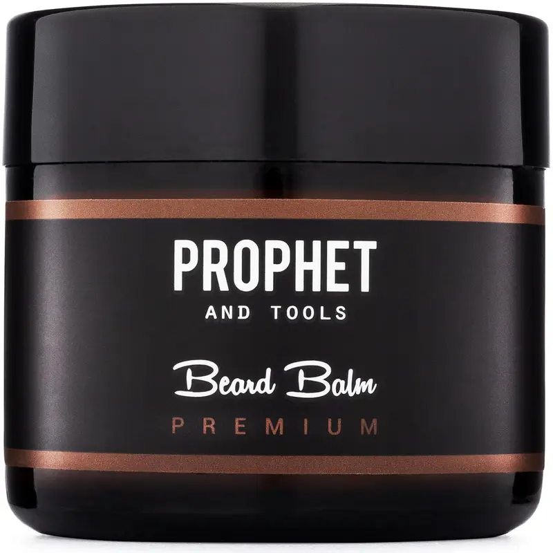 Prophet and Tools Baume à Barbe Bio – Maintien 12h, barbe plus dense, hydratation et soulagement des démangeaisons – 60 g