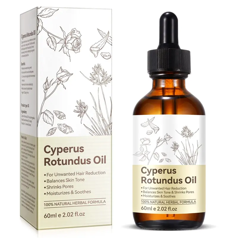 PULLING OIL – Huile de Cyperus Rotundus pour épilation naturelle, peau lisse et apaisante, 60 ml
