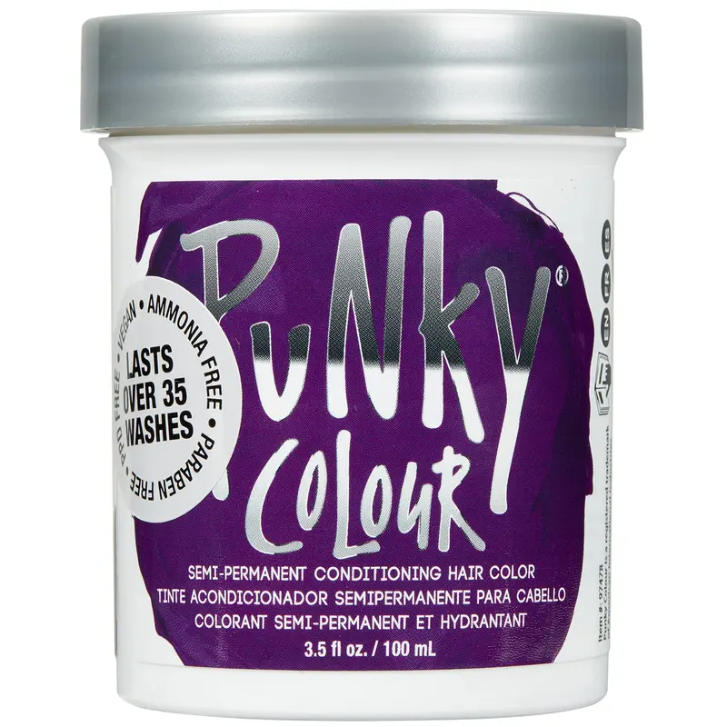 Punky Purple – Coloration semi-permanente pour cheveux, Vegan & Cruelty-Free, jusqu’à 35 lavages, 100 ml