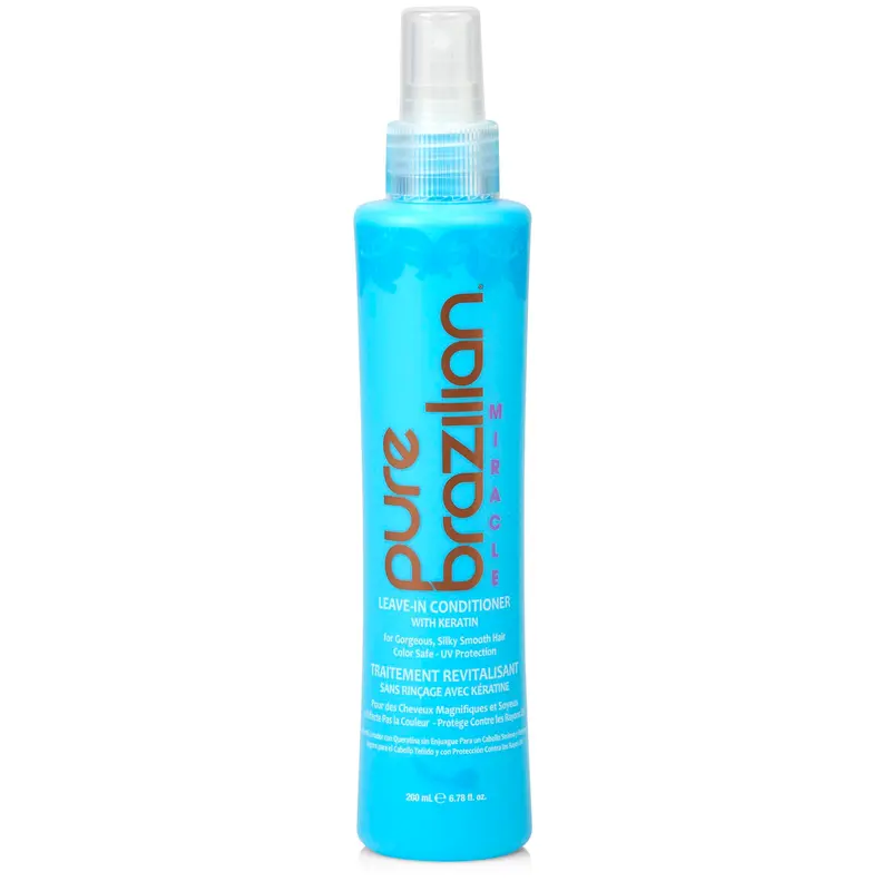 Pure Brazilian Soin capillaire sans rinçage fortifiant à la kératine – 200 ml