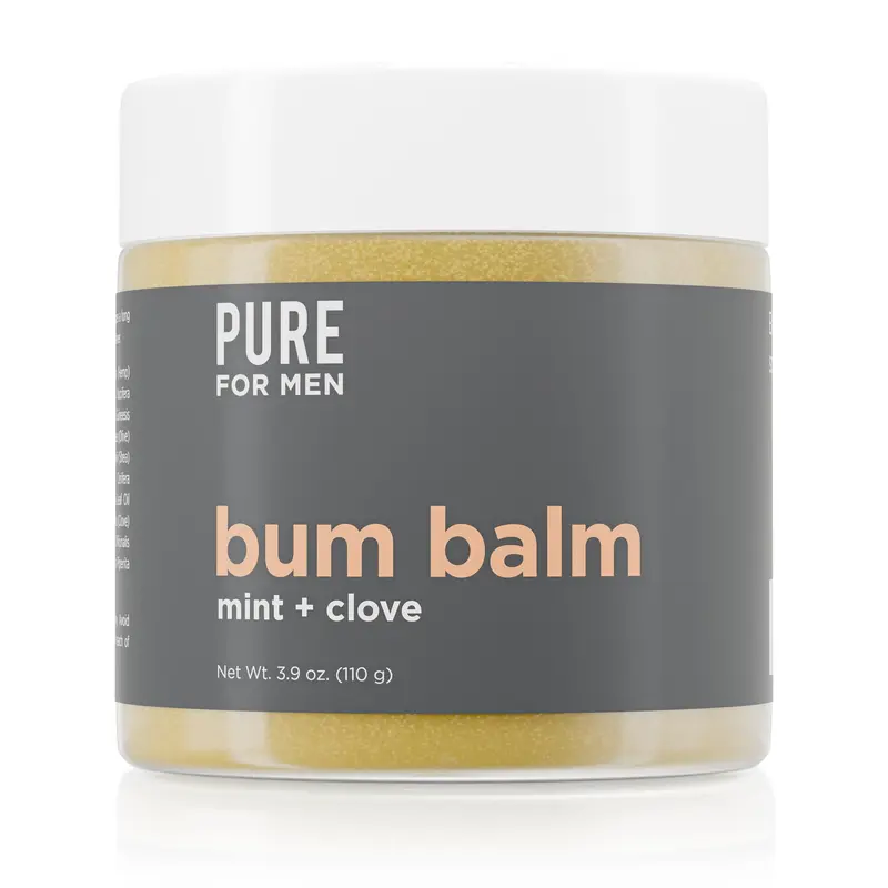 Pure for Men Bum Balm – Hydratation et Déodorant Tout-en-Un (3,9 oz)