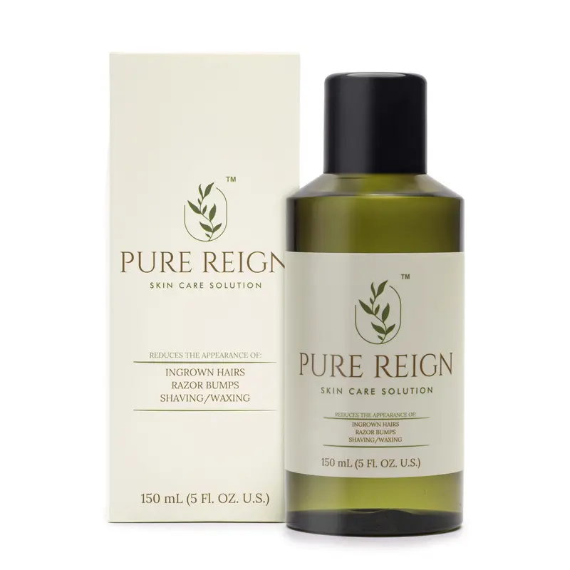 Pure Reign — Solution Soin de la Peau pour Poils Incarnés et Irritations de Rasage, 150 ml (5 oz)