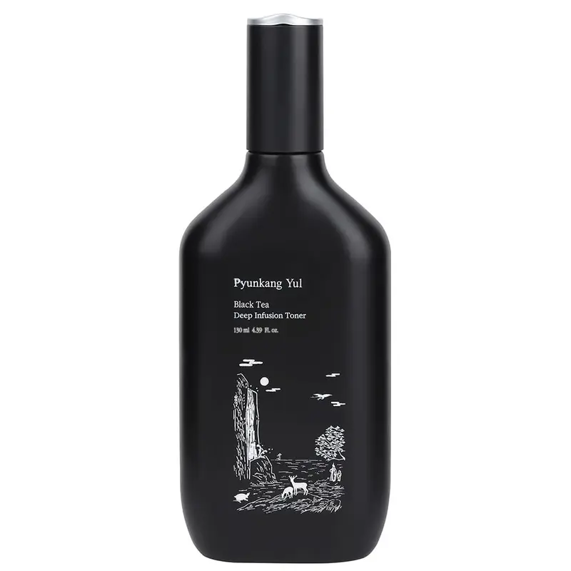Pyunkang Yul PKY Black Tea Deep Infusion Toner – Tonique hydratant anti‑âge et sans irritation (130 ml)