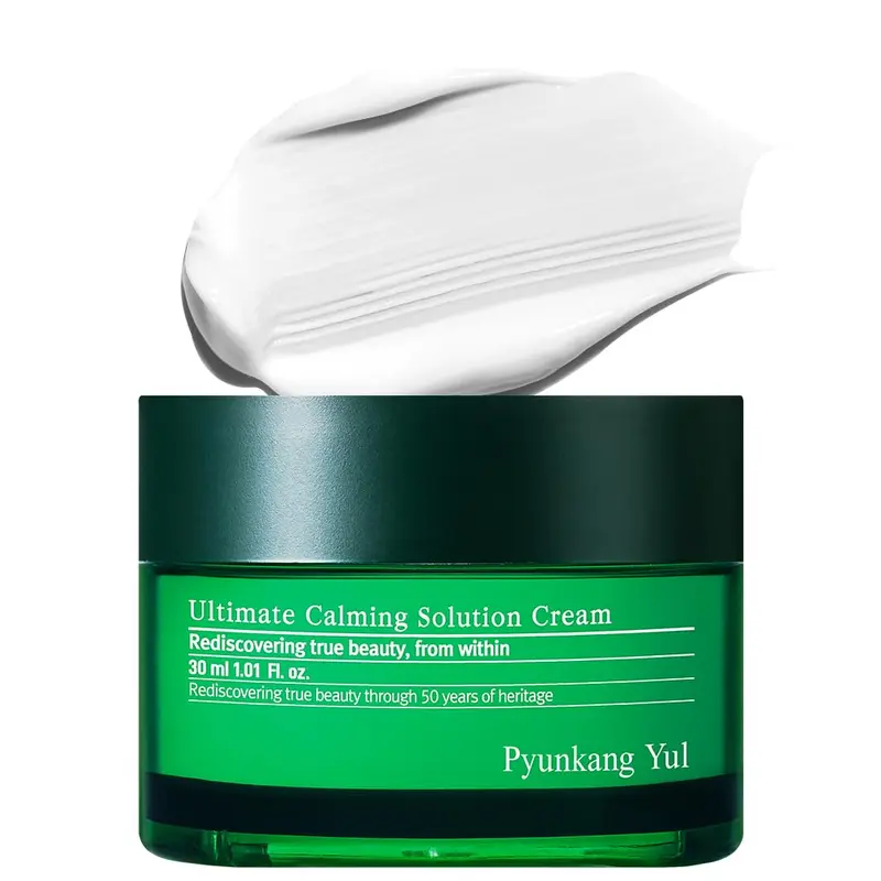Pyunkang Yul PKY Soin Apaisant Ultime – Crème hydratante pour peaux sensibles, ingrédients brevetés, cica et arbre à thé (30 ml)