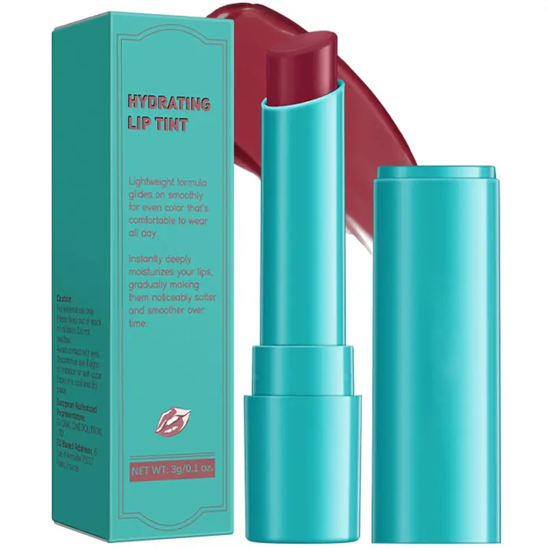Qawnfy Lip Tint Hydratant Rose Mute – Hydratant, Longue Tenue et Résistant à l'Eau (Non-Collant)