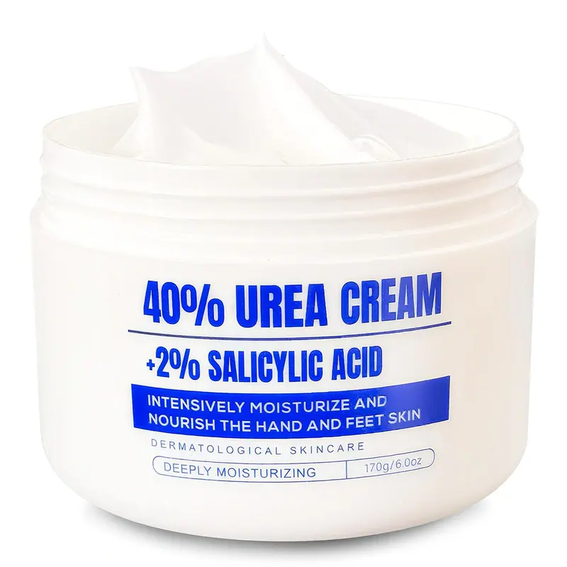 QQWIAX Crème à l’urée 40% – Hydratation intensive pour pieds, mains et talons – 170 g