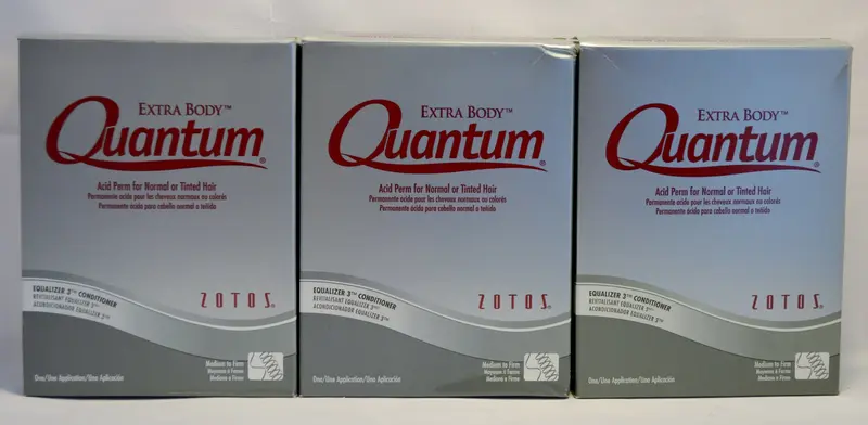 Quantum - Ensemble de 3 flacons Extra Body Acid Perm | Volume et Texture Naturels