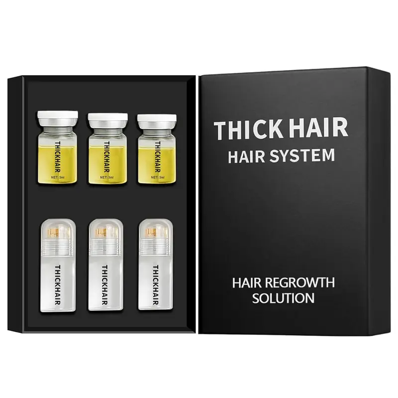 QUZOYU Thicair System – Traitement volumisant avec peptides de cuivre et collagène, pour hommes et femmes