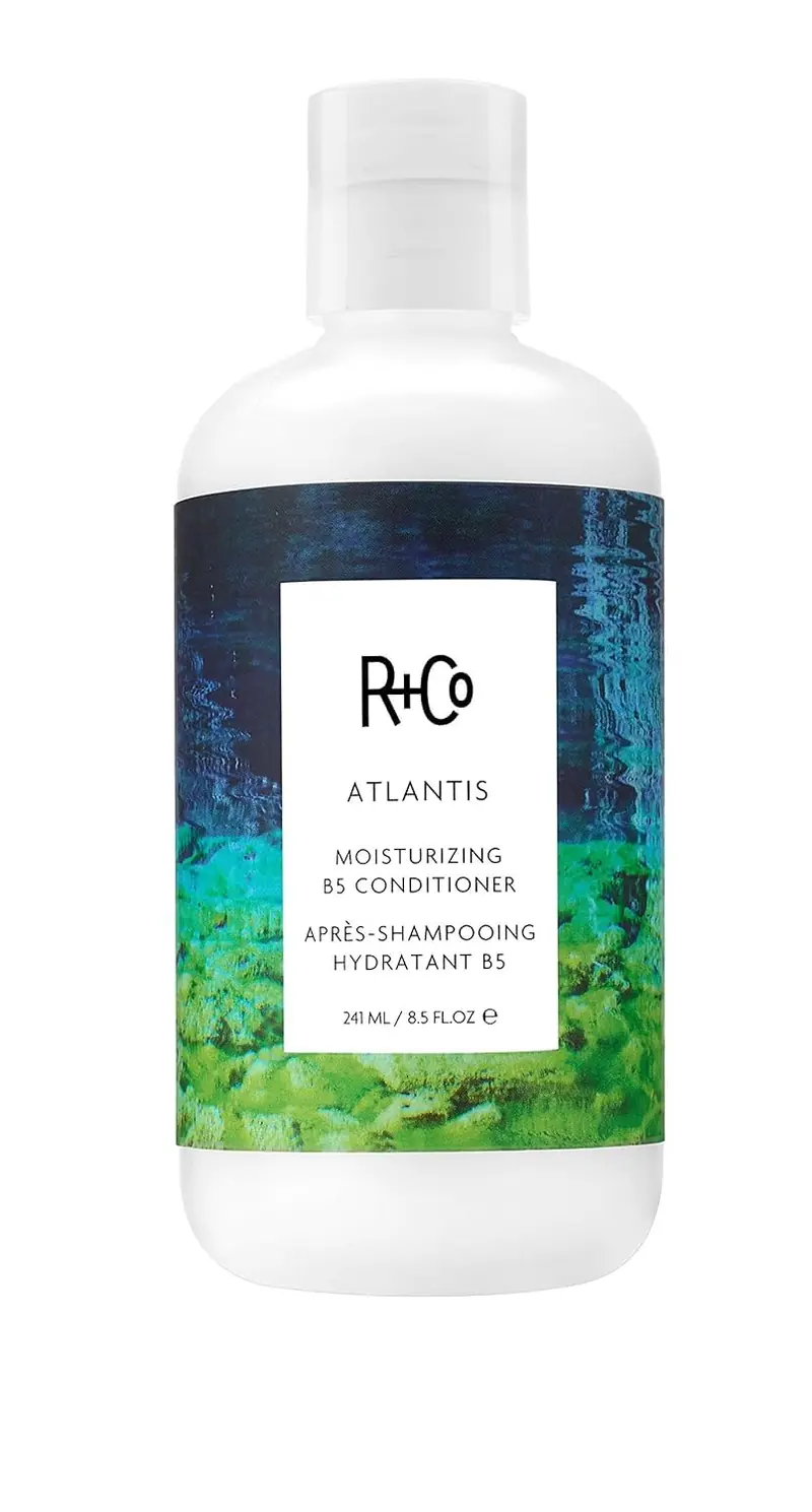 R+Co Atlantis Moisturizing B5 Conditioner – Hydratation intense, anti-frisage | Végan et sans cruauté | 8,5 oz