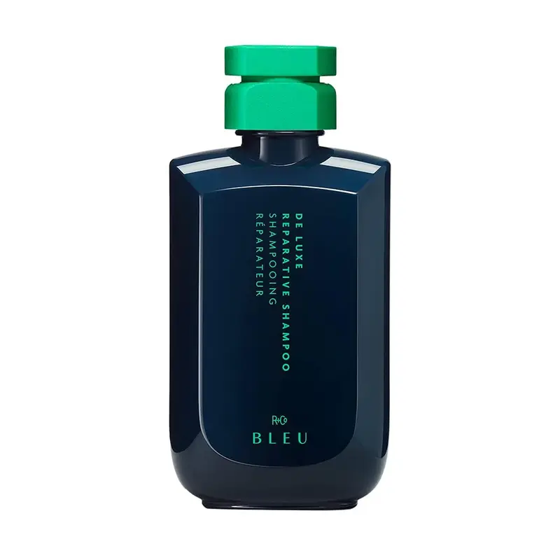 R+Co BLEU De Luxe Shampooing Réparateur – Hydrate, Renforce et Brille – Végan, 8,5 oz