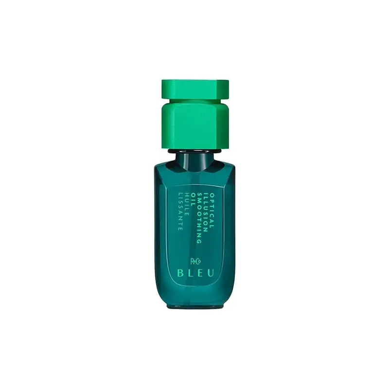 R+Co BLEU Huile Lissante Optical Illusion – Style net, brillance, contrôle des frisottis et séparation légère, 60 ml