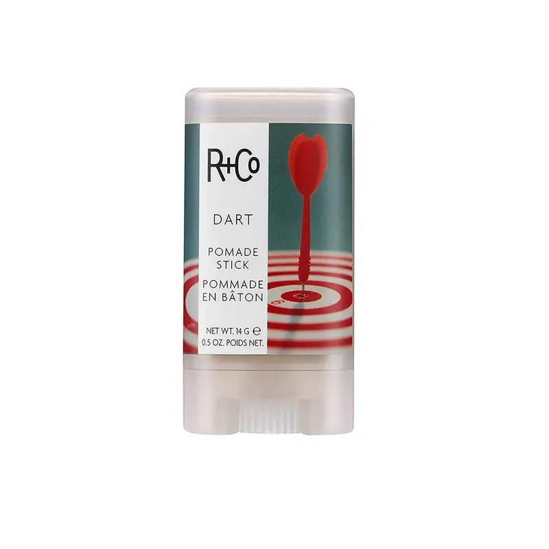 R+Co Dart Stick Cire Coiffante | Domptez les mèches rebelles, sculptez et polissez | Texture longue durée | Végan + Sans parabènes