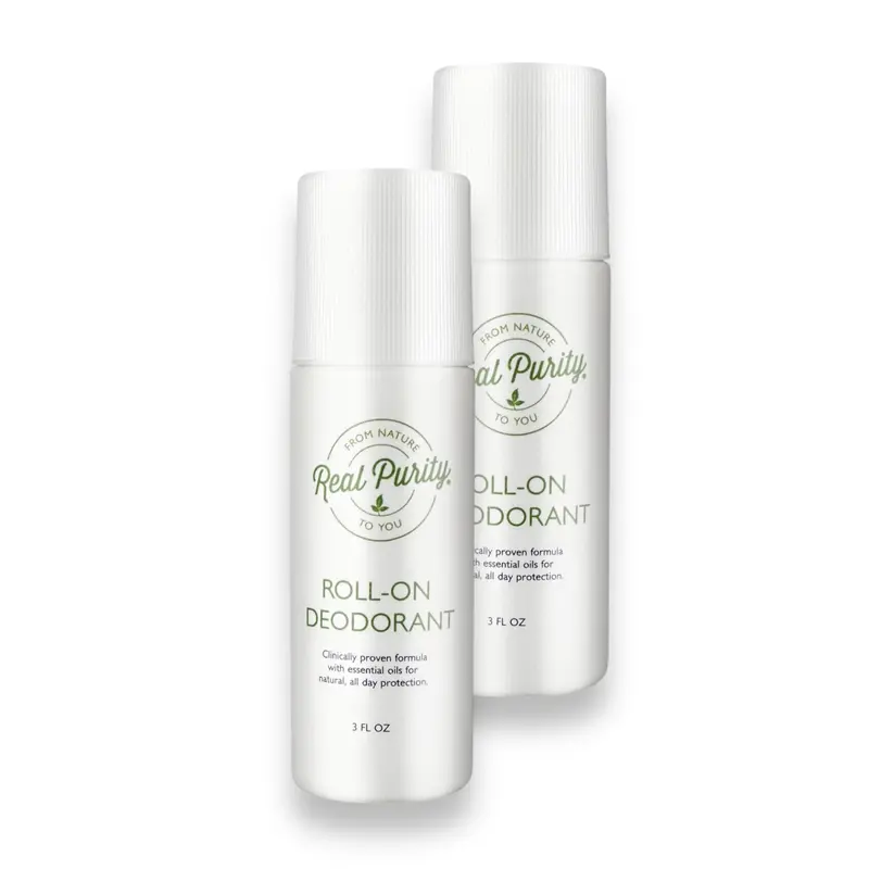 Real Purity – Lot de 2 Déodorants Roll-On Sans Parfum