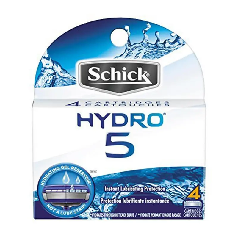 Recharge Schick Hydro 5 Rasoir – 4 lames, lot de 3