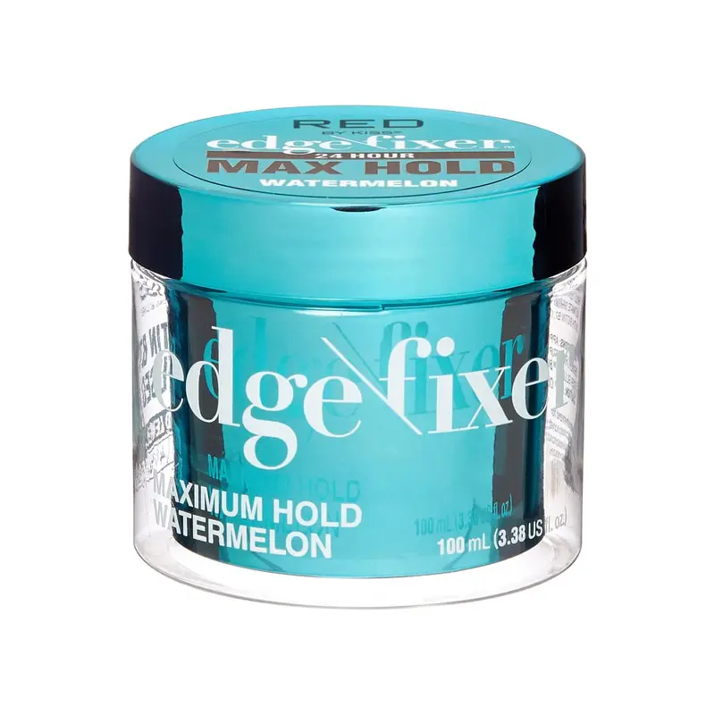Red by Kiss Edge Fixer Gel – Tenue 24h, Sans Peluchage, Biotin B7, Parfum Pastèque