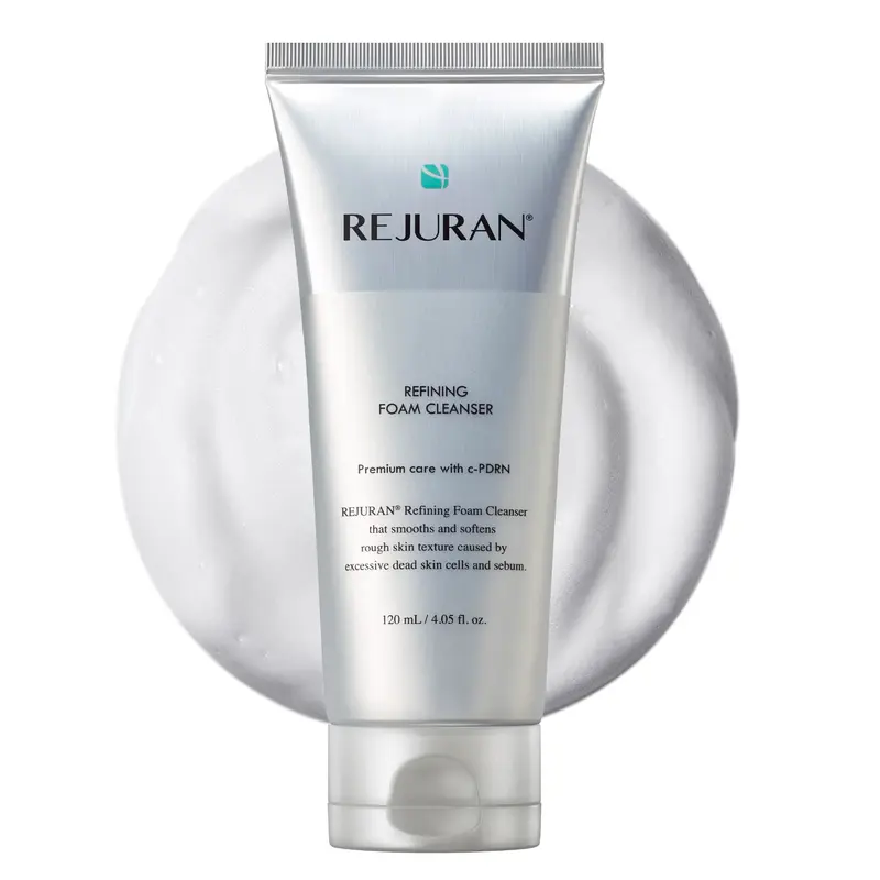 REJURAN Nettoyant Moussant Raffinant c-PDRN – Hydratant & Doux, Pores Réduits, Hyaluronique & Tanin Complex, Soin Coréen