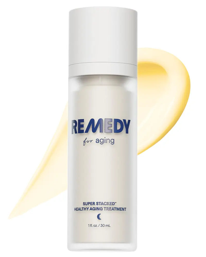 Remedy Science – Soin anti-âge pour une peau saine | Rides, texture et teint uniformes | Retinaldehyde, Resveratrol, Acide Glycolique | Par le Dr Shah, dermatologue