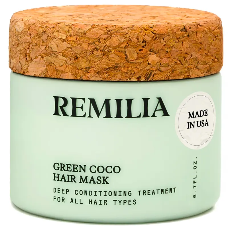 Remilia Hair Mask – Soin Profond pour Cheveux Abîmés (Protéine de Riz, Végan, Fabriqué aux États‑Unis)