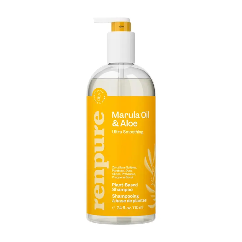 Renpure Shampoing Marula à l’huile et aloé – 710 ml | Hydratation et douceur pour cheveux secs