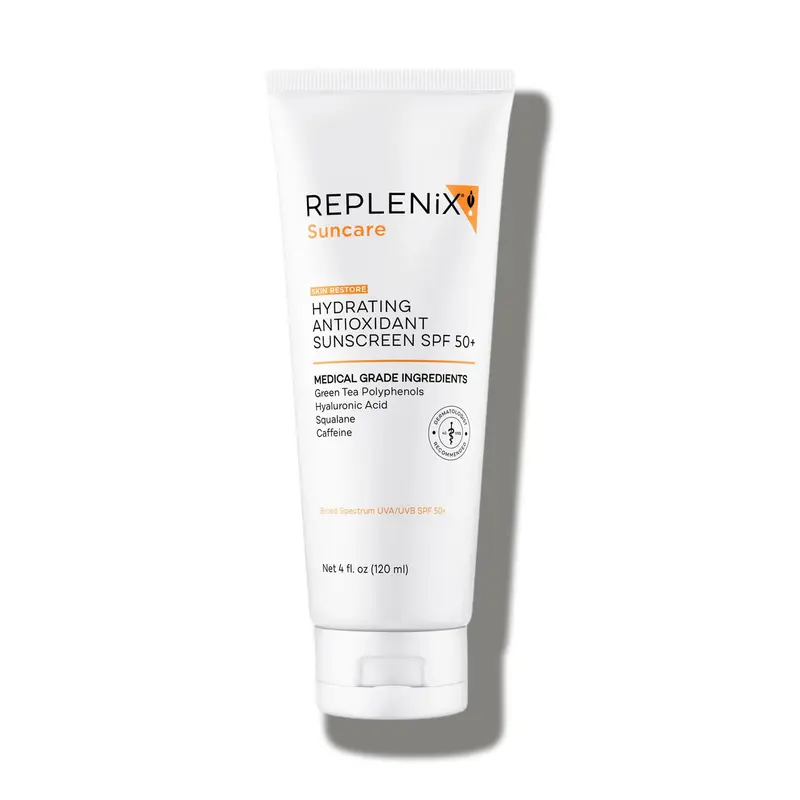 Replenix Écran Solaire Antioxydant SPF 50+ - Protection Médicale, Oxyde de Zinc, UVA/UVB, Peau Sensible, 4 oz (113 g)