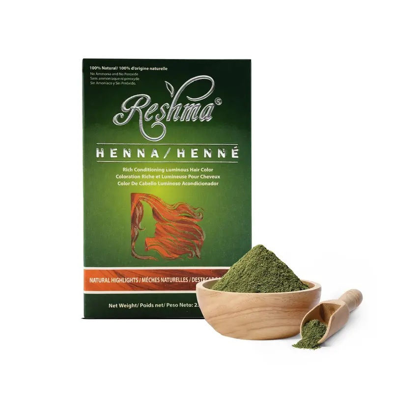 Reshma Beauty henné Coloration Cheveux – 30 Minutes, Couverture Gris à 100%, Cheveux Doux et Brillants