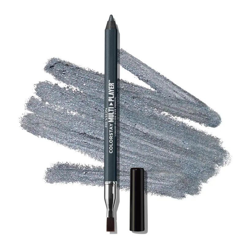 REVLON ColorStay Multiplayer Crayon Contour des Yeux — Multi-usage, Pinceau Intégré, Résistant à l'Eau, 12H, 6 Teintes
