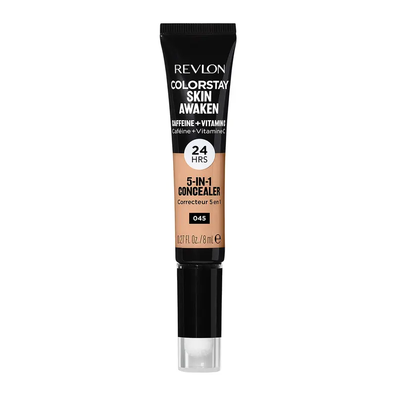 REVLON ColorStay Skin Awaken 5-en-1 Concealer – Teinte 045 Honey, longue tenue, 0,27 oz