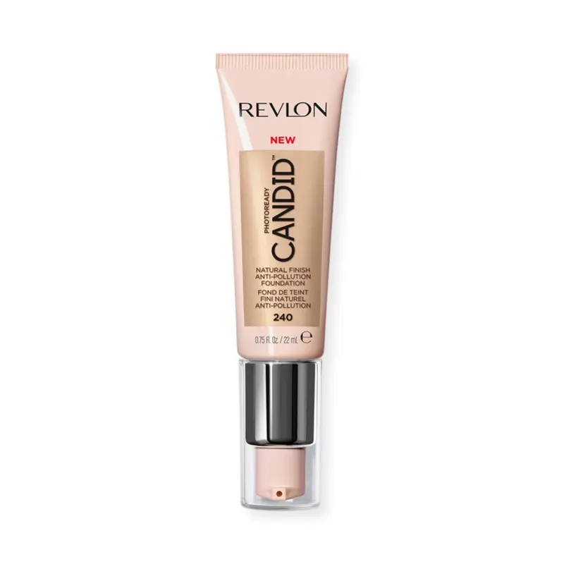 REVLON PhotoReady Candid Fond de Teint – Teinte Naturelle 240, 0,75 oz