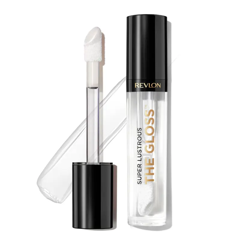 REVLON Super Lustrous Gloss à Lèvres – Brillance Haute, Hydratation, Non Collant – Cristal Clair 200, 0,13 oz