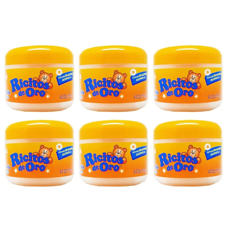Ricitos de Oro Gel Coiffant Camomille 115 g - Lot de 6 | Sans alcool