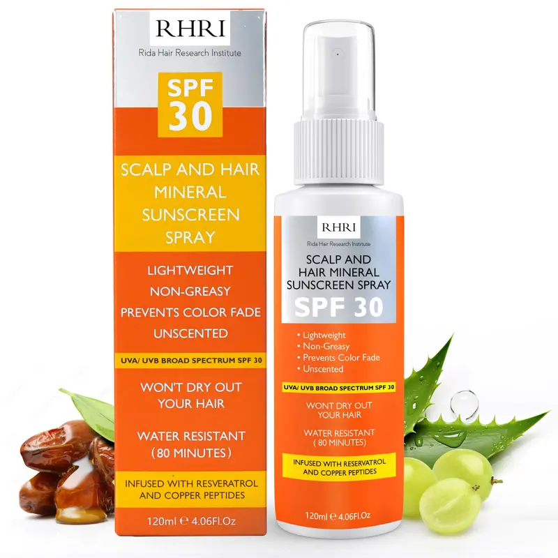 Rida Hair Research Institute - Spray SPF30 pour Cheveux et Cuir Chevelu | Non Gras