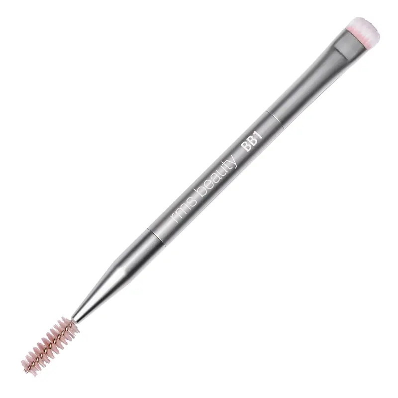 RMS Beauty Back2Brow – Pinceau sourcils végan avec fibres synthétiques et spoolie sans cruauté