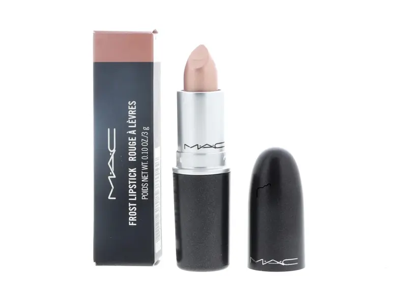 Rouge à lèvres Gel Frost MAC – Beige métallique, fini lumineux