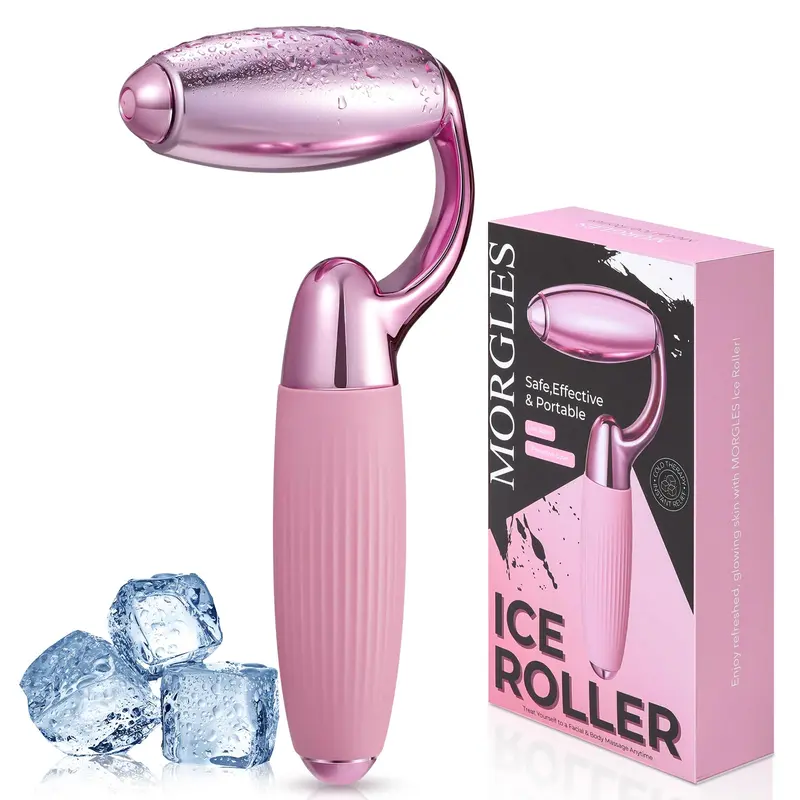 Rouleau de Cryothérapie Morgles – Décongestion, Raffermissement et Drainage Lymphatique Visage