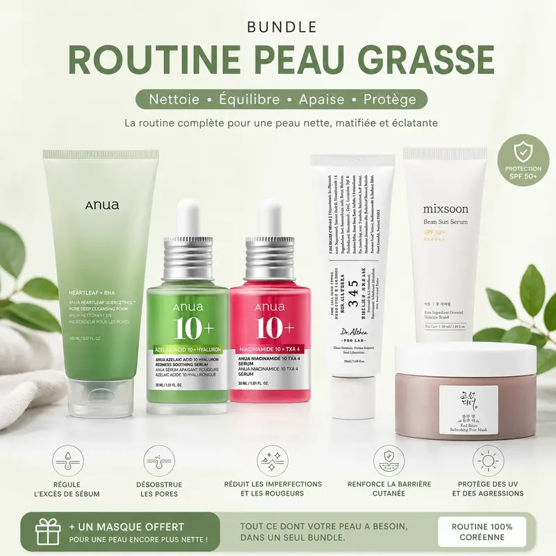 Routine peau grasse