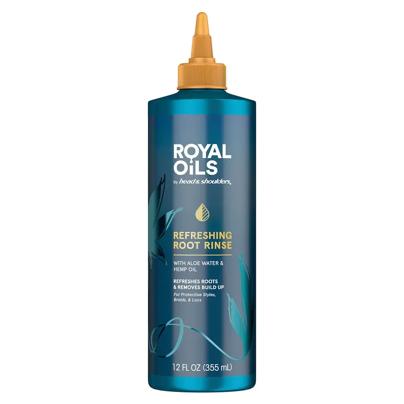 Royal Oils par Head & Shoulders — Rinçage Rafraîchissant des Racines avec Eau d'Aloé et Huile de Chanvre, 354 ml
