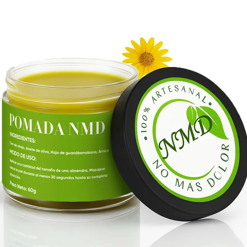 RTQSU Pomade NMD – Pommade naturelle pour douleurs musculaires et articulations, Arnica et Olive, Tube 60 g