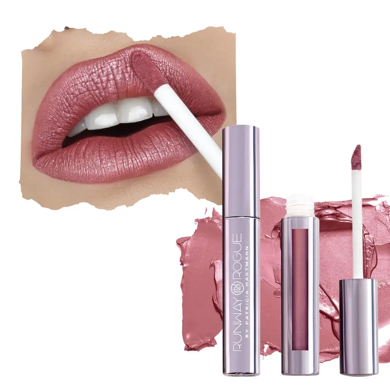 Runway Rogue Pearl Glam Longue Tenue – Rouge Liquide Nacré Boss Babe