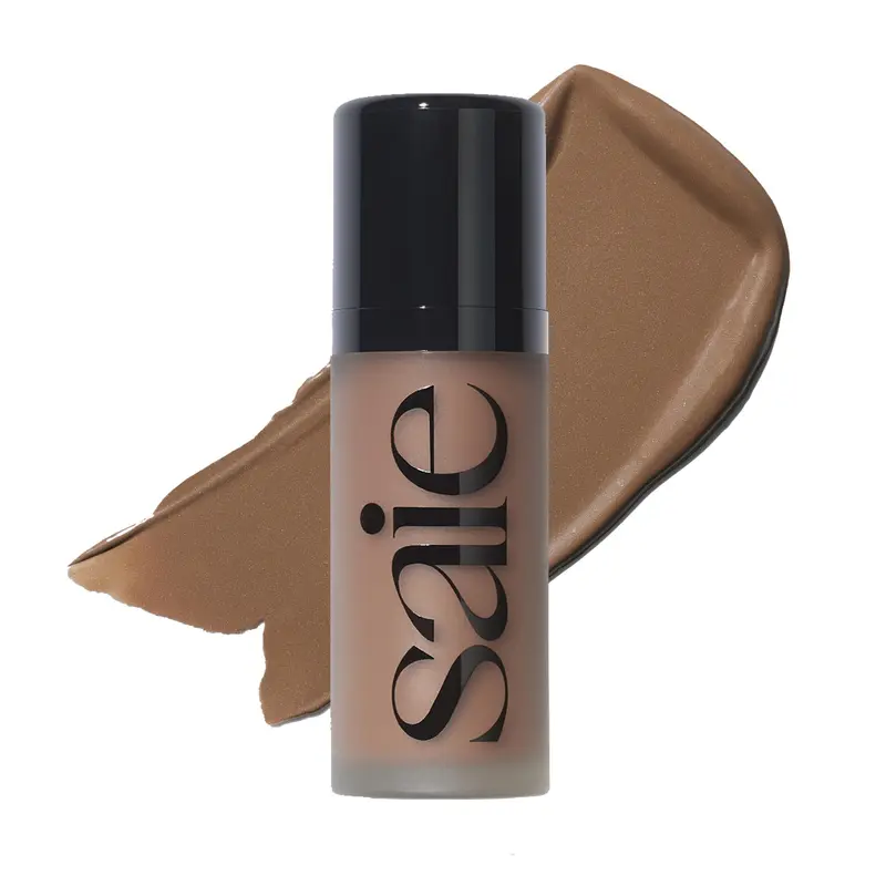 Saie Dew Bronze – Bronzer liquide hydratant pour un éclat soleil (Sel, 0,4 oz)