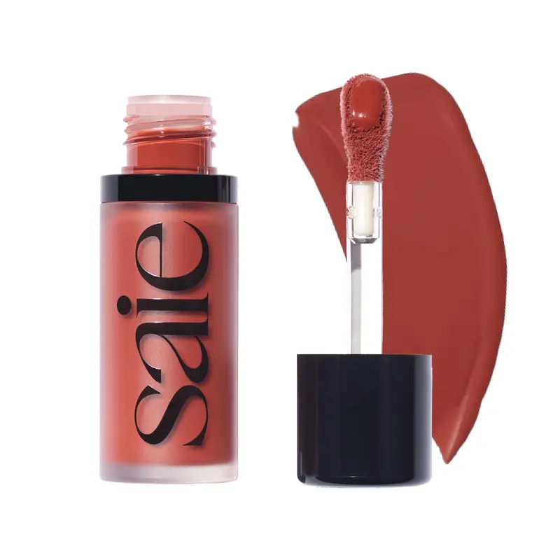 Saie Dew Liquid Blush Spicy – blush liquide hydratant pour pommettes naturelles