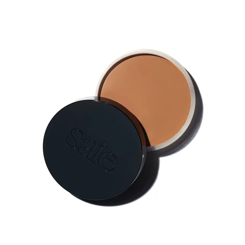 Saie Fondant Soleil – Bronzer crème visage modulable, fini velours naturel – Teinte Bronze Moyen (28 g)