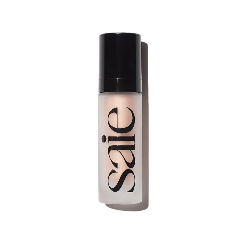 Saie Glowy Super Gel — Apprêt hydratant illuminateur liquide (Warmglow) avec vitamine C et huile de squalane