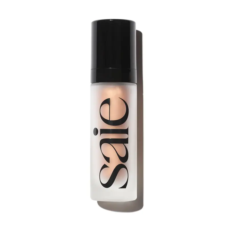 Saie Glowy Super Gel – Base hydratante illuminateur liquide Sunglow (1 oz)