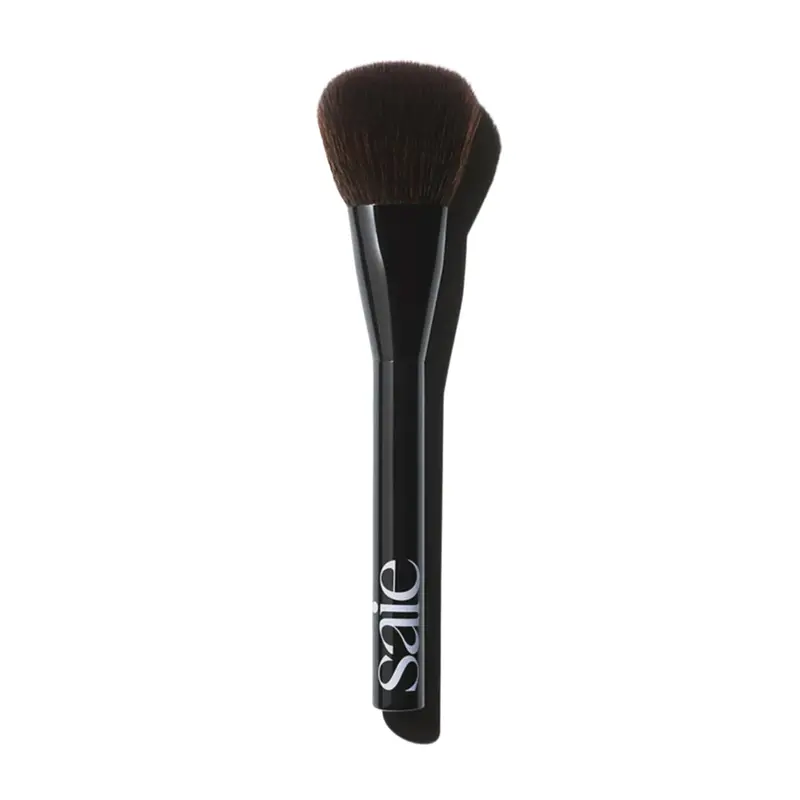 Saie Pinceau Poudre – Pinceau Flou pour Joues, Poils Ultra-Doux, Application Précise et Diffusée – Végane (1 unité)